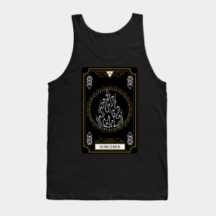 Sorcerer Dnd Tarot Card for Dungeons and Dragons Tank Top